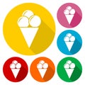 Icecream icons set