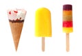 Icecream and popsicles Royalty Free Stock Photo
