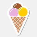 Icecream sticker