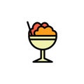 Icecream. Vector illustration decorative design Royalty Free Stock Photo