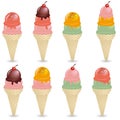 IceCreamCone Royalty Free Stock Photo