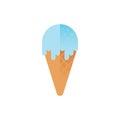 Icecreamcone. Vector illustration decorative design Royalty Free Stock Photo