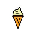 Icecreamcone. Vector illustration decorative design Royalty Free Stock Photo