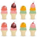 IceCreamFlavor Royalty Free Stock Photo