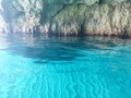 Iced blue seas of Zakynthos