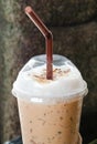 Iced cappuchino coffee