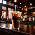 iced coffee, cold refreshing coffee beverage drink