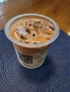 iced coffee in a cup