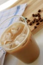 Iced coffee latte