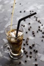 Iced coffee - summer drink Royalty Free Stock Photo