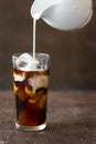 Iced cold brew coffee Royalty Free Stock Photo