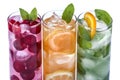 Iced drinks Royalty Free Stock Photo