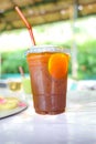 Iced Honey Lemon Coffee