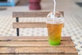 iced kiwi tea