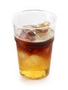 Iced layered coffee drink Royalty Free Stock Photo