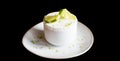 Iced lemon souffle