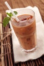 Iced milk tea Royalty Free Stock Photo
