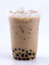 Milk tea with bubble Royalty Free Stock Photo