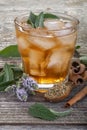 Iced mint tea