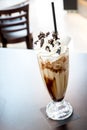 Iced mocha coffee