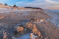Iced Shoreline Lake Michigan at Saugatuck Dunes