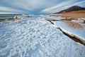 Iced Shoreline Lake Michigan at Saugatuck Dunes