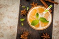 Iced tea or chai masala Royalty Free Stock Photo