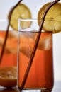 Iced tea with lemon