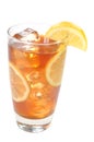 Iced Tea, Lemons, Isolated, Clipping Path