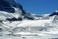 Icefield and glaciers Royalty Free Stock Photo