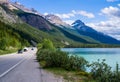 Icefield parkway, waterfowl lake Royalty Free Stock Photo