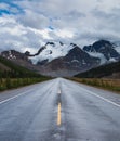 The icefield`s parkway between Banff and Jasper