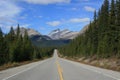 Icefields Parkway Mountains Royalty Free Stock Photo