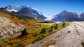 Scenic Drive, Icefield Parkway, Canadian Rockies Royalty Free Stock Photo