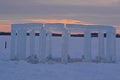 Icehenge Royalty Free Stock Photo