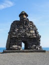 Bardur snaefellsas statue in arnarstapi on iceland