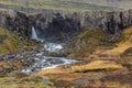 Iceland Berufjordur Waterfall