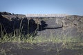 Iceland: Bridge between two continents Royalty Free Stock Photo