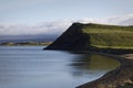 Iceland: Calm Myvatn lake Royalty Free Stock Photo