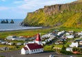 Iceland Coast Vik Village Royalty Free Stock Photo
