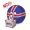 Iceland country ball voting no