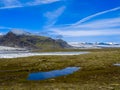 Iceland diamond beach with icebergs Royalty Free Stock Photo