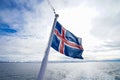 Iceland flag Royalty Free Stock Photo