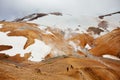 Iceland geothermal hot spring field Kerlingafjoll