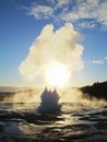 Iceland geyser Strokkur eruption