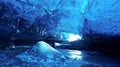 Iceland Ice Cave Royalty Free Stock Photo