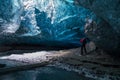 Iceland ice cave Royalty Free Stock Photo