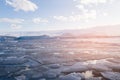 Iceland ice lake in Jakuldarlon glacier, Iceland Royalty Free Stock Photo