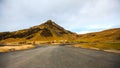 Iceland landscape at dull day