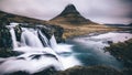 Iceland Landscape spring panorama. Royalty Free Stock Photo